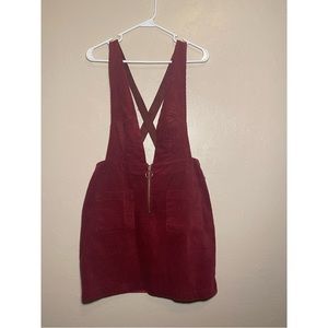 Corduroy Overall Dress